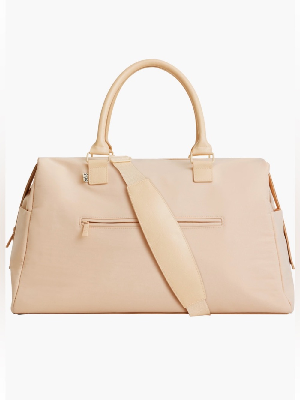 Beis the commuter duffel beige carry on travel bag